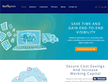 Tablet Screenshot of netsymm.com